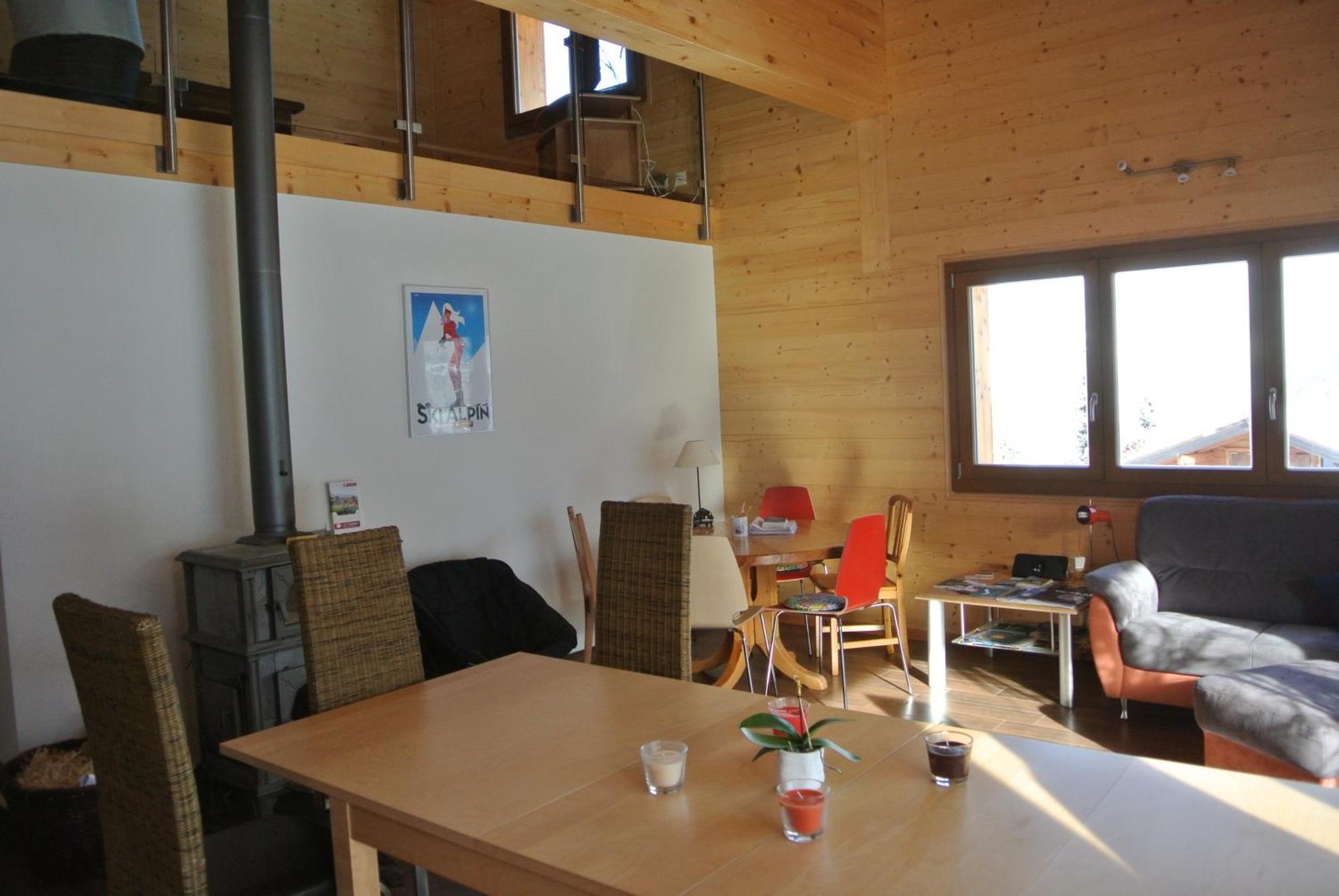 La Tzoum'Hostel La Tzoumaz Buitenkant foto